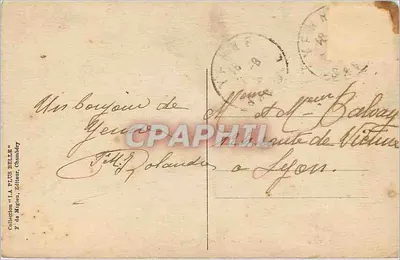 YENNE — As Gorges e o Forte de Pierre-Châtel — Verso