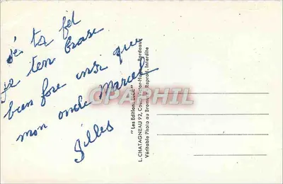Isle of Oléron — Souvenir of — Publisher Elcé, series number not visible — Back
