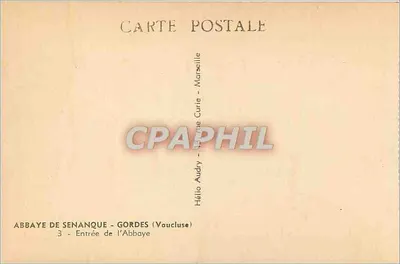 Abbaye de Senanque — Wejście do klasztoru — Héloïse Audry, Marsylia — Rewers