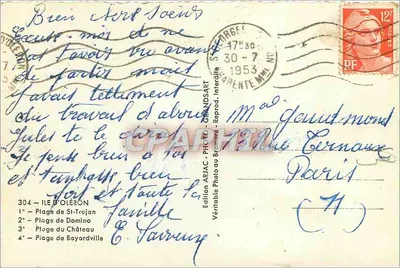 Wyspa Oléron — jej piękne plaże — Wydawnictwo Ariac — Rewers