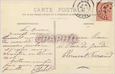 LYON - Fontaine Bartholdi — H. B. & C°, EDITORA, LYON, n° 64 — Verso