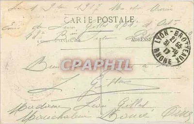 Lyon — Bazylika NMP Fourvière i starsza kaplica — wydawca anonimowy, n° 5470 — Rewers