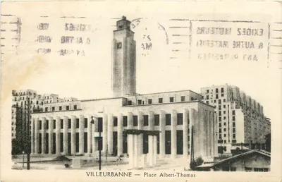 VILLEURBANNE — Place Albert-Thomas — Fototipia Lescutien