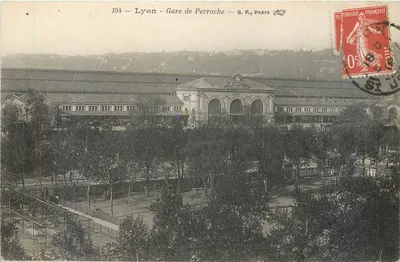 Lyon - Estação de Perrache — S.F. Paris, n°104