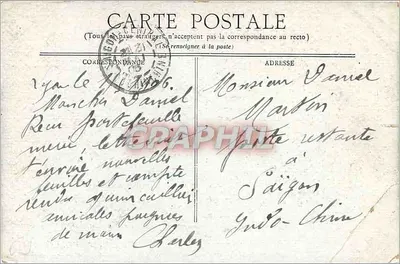 LYON. — Paleis van Justitie. — Uitgever niet zichtbaar, serie-nummer niet leesbaar. — Achterkant