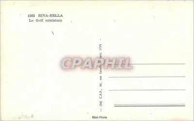 Miniaturkowy golf — Riva-Bella — Réal-Photo — Rewers