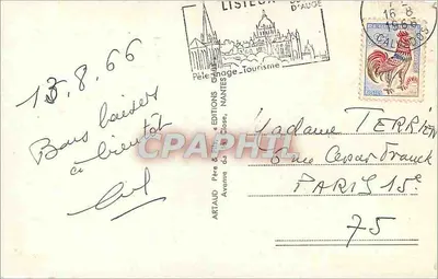 Dives-sur-Mer — Widok panoramiczny — Éditions Père & Fils, Nantes — Rewers