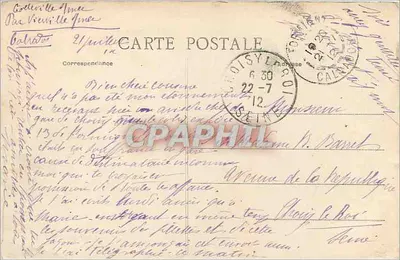 Castelo de Bayeux-Balleroy — Arredores de Bayeux-Balleroy — Coleção A. Louis, Bayeux — Verso