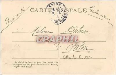 Angoulême — Allagamenti di Febbraio 1904 — Editore: C. Chabot, Angoulême — Verso