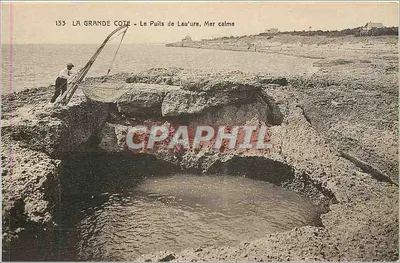 O Poteau de Lau'ure — Mar calma — Edição Gallion Montées Galeries Royan
