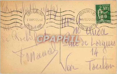 Rochefort-sur-Mer — Hospital Marítimo — editor não identificado, número de série não visível — Verso