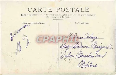 Royan — Les Pierrières, panorama das Rochas — Edição das Nouvelles Galeries, n°41 — Verso