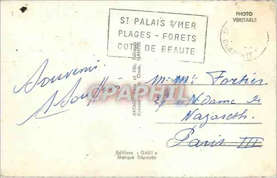 Royan — Widok panoramiczny z głównych miejsc: Rond-Point, Marché, Port, Front de Mer i Plaża — Wydawnictwo Gaby — Rewers