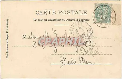 Bussang - Tunel - Lado francês — Sini Bromure & A. Breger Frères (Bissau) — Verso