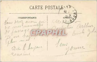 LYON — Plac Republiki — Pomnik Carnota — LL. — Rewers
