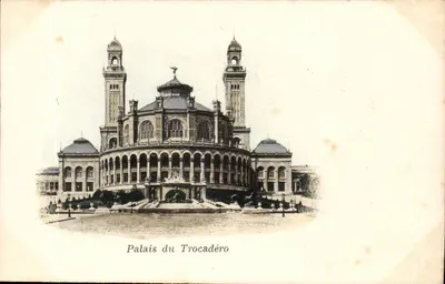 Palácio do Trocadéro — Paris — editor não visível
