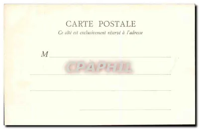 La Conciergerie (Palácio de Justiça) — Paris — B. F. Paris, n° 42 — Verso
