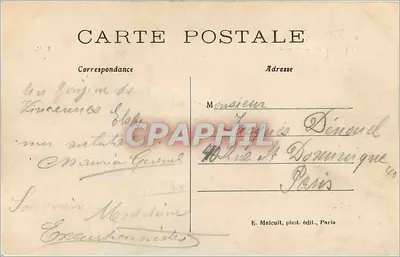 Bois de Vincennes — Jezioro Daumesnil — E. Malcult, fot. wyd., Paryż — Rewers