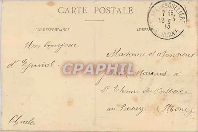 Épinal — Ogólny widok, zdjęcie z zamku — Fototypia Paul Testart, Épinal — Rewers