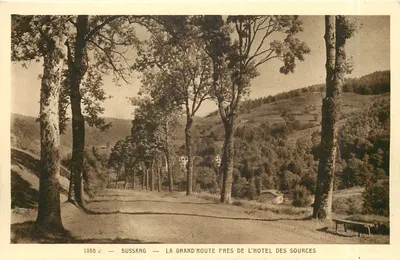 Bussang — A Grande Estrada perto do Hotel das Fontes — 1365 c