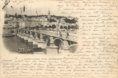 Saint-Cloud (Vue Générale) — Impression fine — éditeur inconnu, n° de série non visible