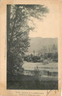 O Orb e o Village dos Aires — Environs de Lamalou — J. Raynaud, fotógrafo em Lamalou-les-Bains, N. 36