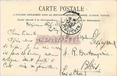 Béziers — Plateau des Poètes — wydawca Le Château, nr 52 — Rewers