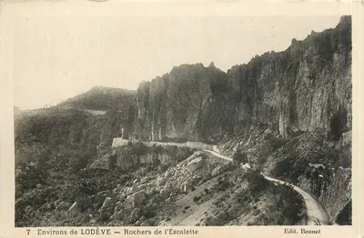 Environs de LODÈVE — Rochers de l'Escalette — Edit. Bonnet