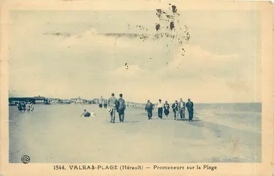 Valras-Plage (Hérault) — Caminhantes na Praia