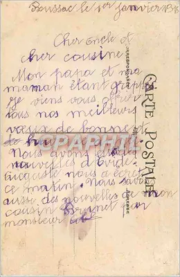 Piekna Creuse — Ruiny — 949 Crozant — Rewers