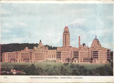 Universidade de Montreal — vista do prédio principal — (17) — Company of Canada Limited