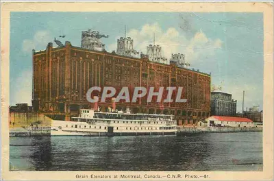 Grain Elevators at Montreal, Canada — C.N.R. Photo — 81.