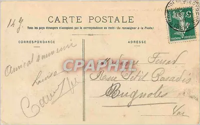 La Grande Chartreuse - La Correrie — Massiccio della Grande Chartreuse, Voiron — J. Lebull, Voiron - 115 — Verso