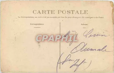 Clères (Seine-Inf.) — Conjunto do Castelo — Antoine Lazarus, editor, Rouen — Verso