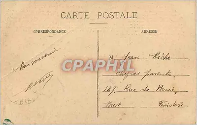 Angers — Ogólny widok ku mostowi Basse-Chaine i zamkowi — L. V., fot. — Rewers