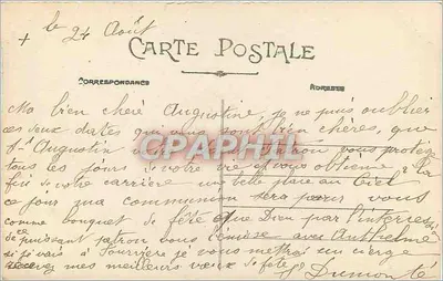 LYON — Place et Cathédrale St-Jean — E. R. n° 212 — Verso