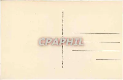 Die Wälder - Le Tour Denecourt — Fontainebleau, Verlag C° des Arts Photomecaniques in Straßburg — Rückseite