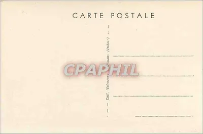 Valence (Drôme) — Hotel de Ville — Combier Imp. Macón — Verso