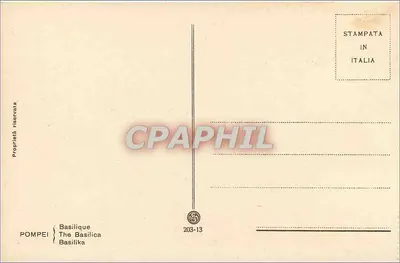 Pompej — Bazylika — Obiekt, w którym rozdawano sprawiedliwość — Rewers
