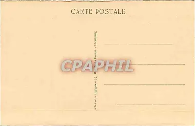 Strasbourg — Clair du Corbeau — editor Cigogne, n° 140 — Verso
