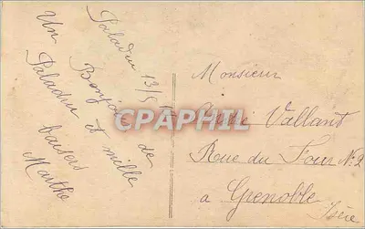 Paladou — Kąt jeziora — La Favorite, n° 1012 — Rewers