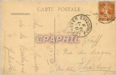 Le Folgoët - Algemene uitzicht van de Kerk — G. Villard, Quimper, n°626 — Achterkant