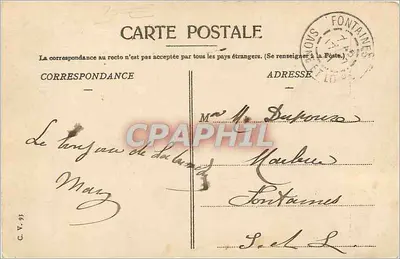 Grenoble — Les Quais e o Monte Saint-Eynard — editor não visível, número de série ilegível — Verso