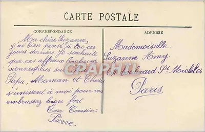 Bordeaux — A Baía em direção ao Ponte — SVI — Verso