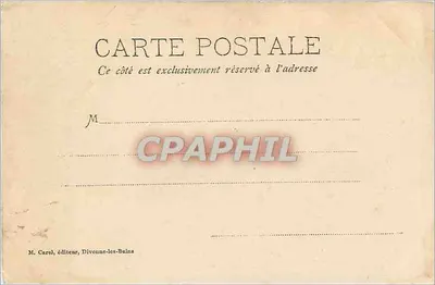 Divonne-les-Bains — Etablissement hydrothérapique — Wejście do sal z prysznicami — Rewers