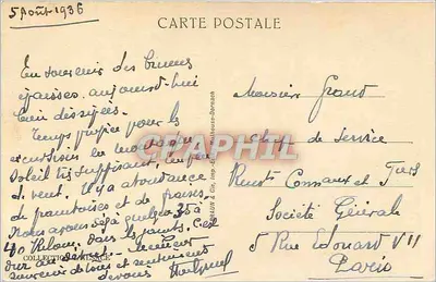 Arredores de Munique — Visão geral sobre Hohrodberg — editor RAUN & Cie, Imp. Ettal, Mülhausen-Dornach, n° 5982 — Verso