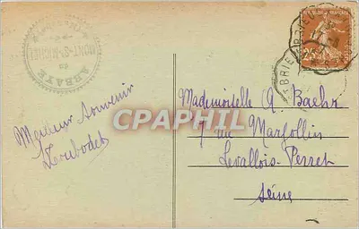Mont-Saint-Michel — Poort — Speciale uitgave bij de Abbezie J.P. - 55 — Achterkant
