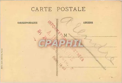 Porträt von Balzac — Museum von Tours — Verlag B. Langner, Nr. 15009 — Rückseite