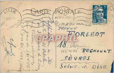 Encajes de Bayeux — Mantilla Española — Edición Brochamux Imp.-Edit.-Perreux — Reverso