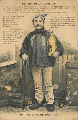 O Homem de Falaise — Lenda da Lanterna — C. Jeanne editora fotográfica, Falaise